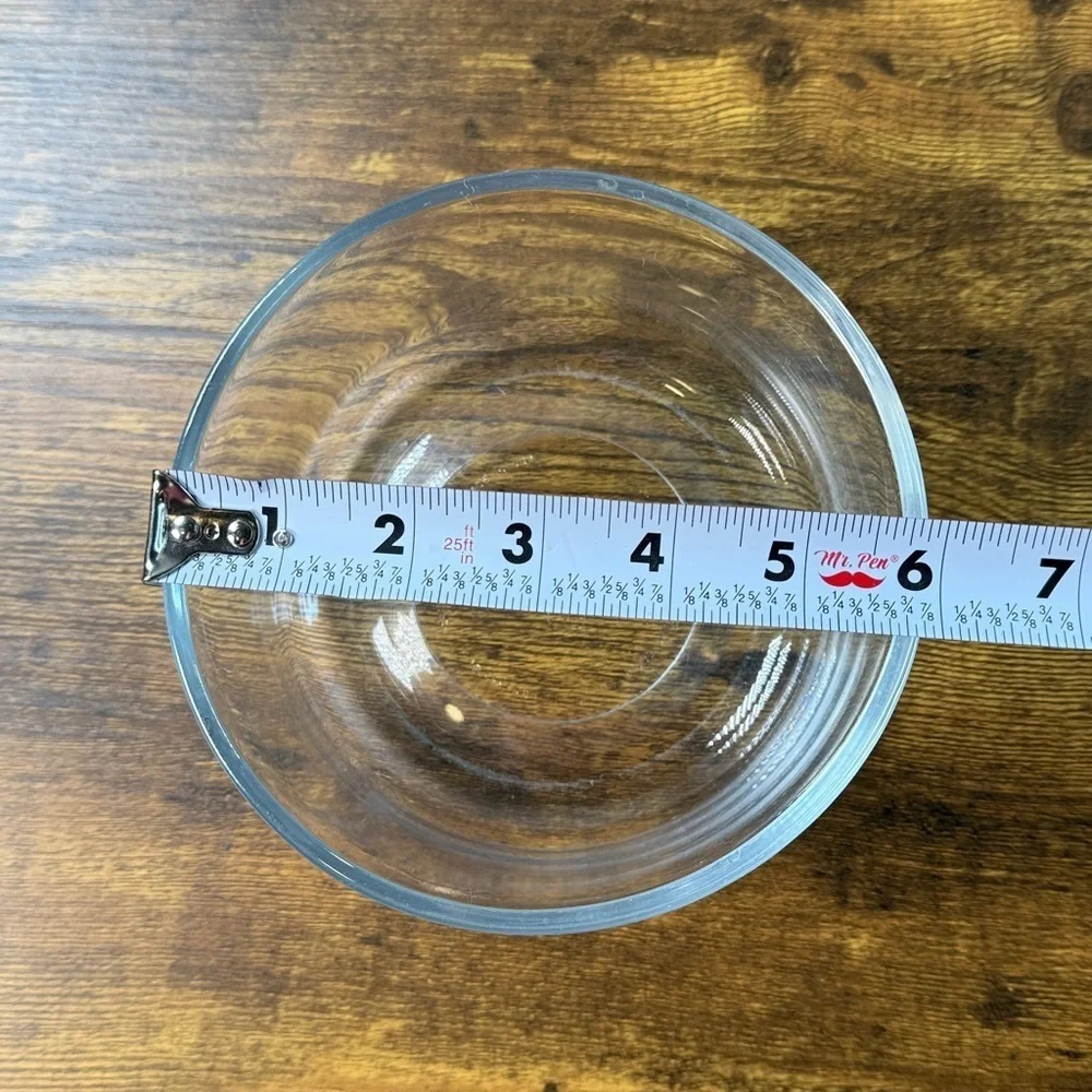 Pyrex Transparent Glass Serving Bowl